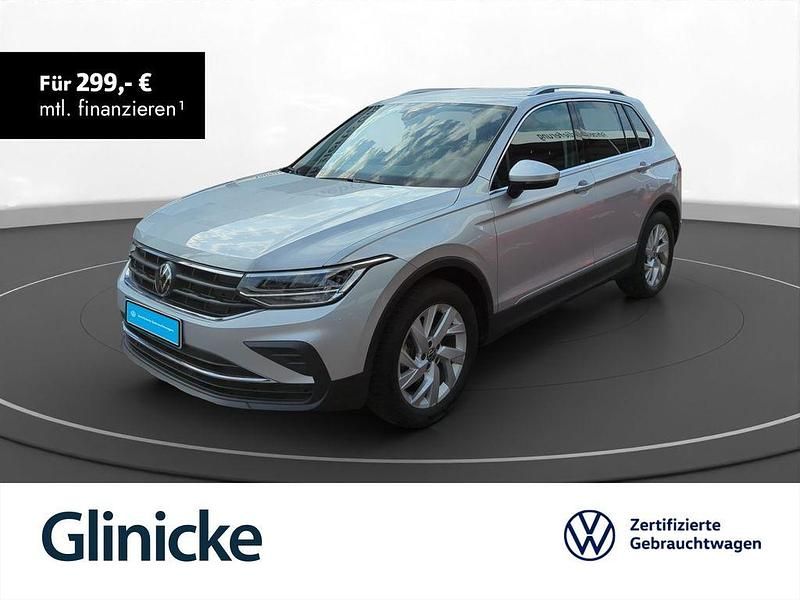 Reflexsilber metallic Gebraucht 2024 VW Tiguan Move SUV | 28.580 € (Superpreis) - Bild 1/3