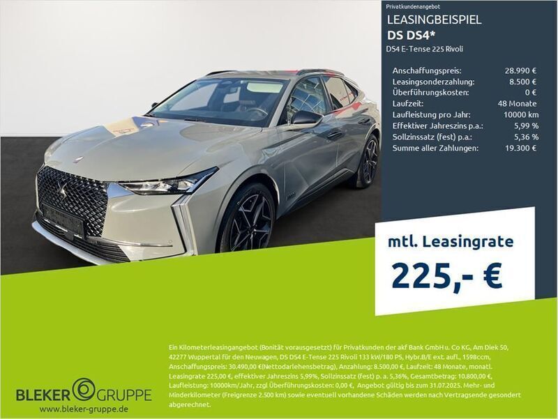 Seidengrau Gebraucht 2022 DS Automobiles DS4 Rivoli Limousine | 28.990 € (Fairer Preis) - Bild 1/3