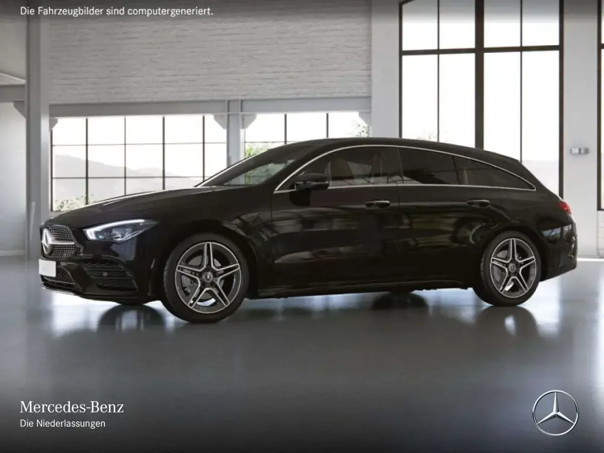 Gebraucht Mercedes CLA200 AMG 163 PS (119 kW) 2021 Nachtschwarz Coupé