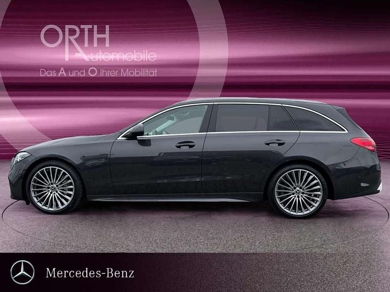 Gebraucht Mercedes C180 AMG line 170 PS (125 kW) 2024 Metalliclack graphitgrau Kombi