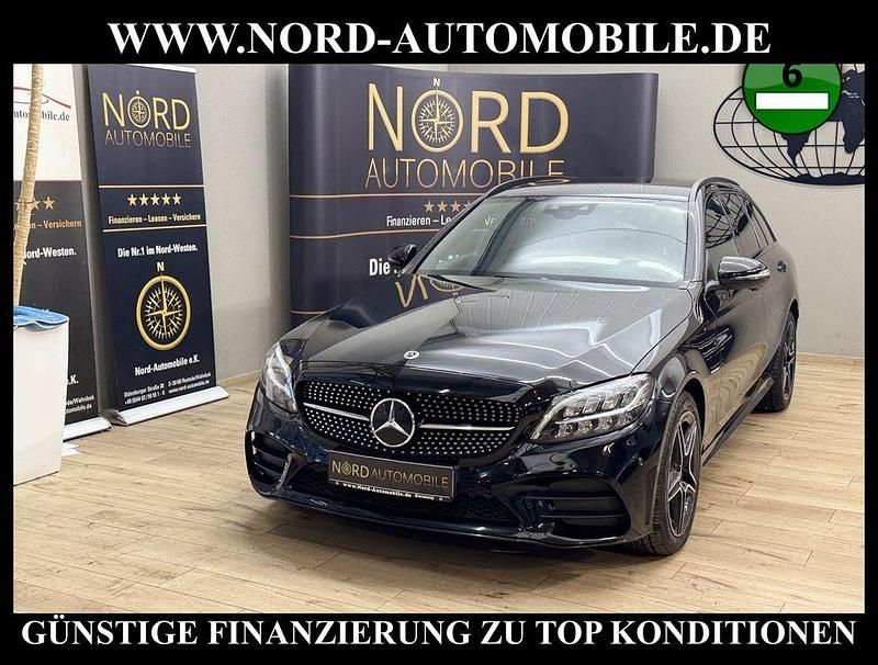 Schwarz Gebraucht 2020 Mercedes C220 AMG Kombi | 25.400 € (Etwas zu teuer) - Bild 1/3