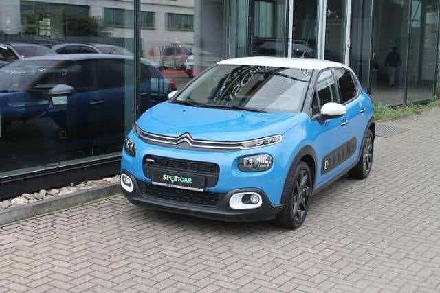 Blau Gebraucht 2017 Citroën C3 PureTech Kleinwagen | 9.490 € (Fairer Preis) - Bild 1/4