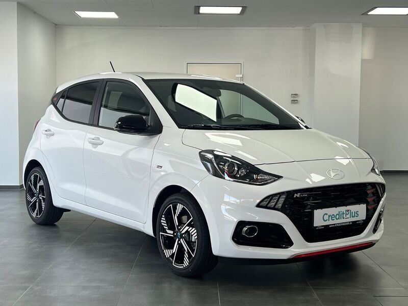 Atlas white / sol Neu 2025 Hyundai i10 N Line Kleinwagen | 20.790 € (Fairer Preis) - Bild 1/4