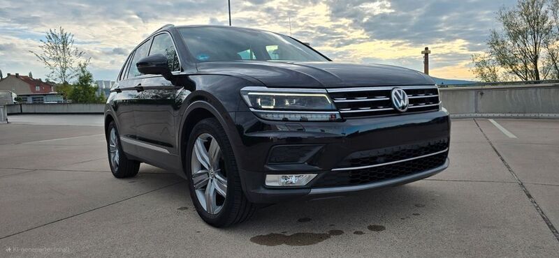 Schwarz Gebraucht 2016 VW Tiguan Highline SUV | 19.500 € (Teuer) - Bild 1/4