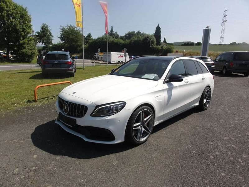Polarweiss unilack Gebraucht 2020 Mercedes C63S AMG AMG Kombi | 52.888 € (Superpreis) - Bild 1/4