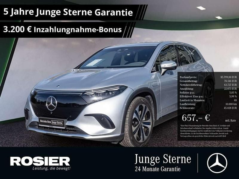 Gebraucht Mercedes EQS580 Advanced Plus 400 kW (544 PS) 2023 Silber / hightechsilber SUV