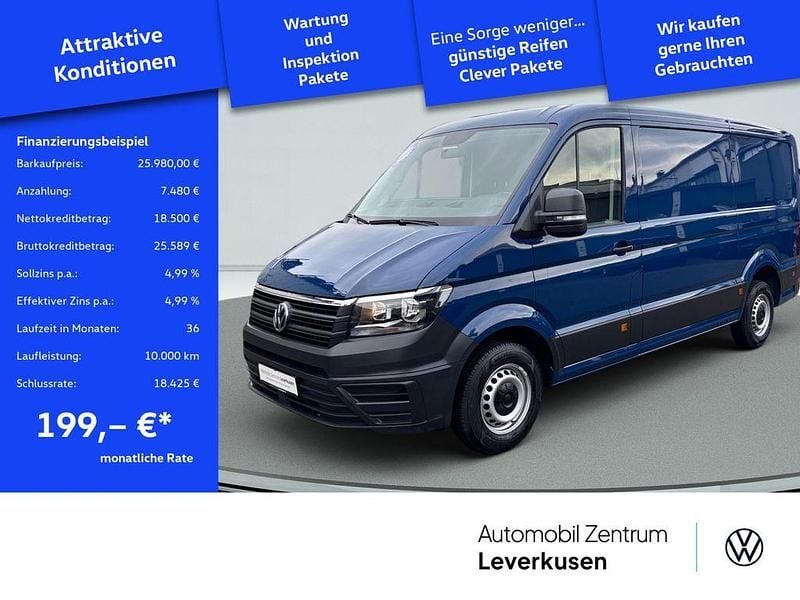 Blau Gebraucht 2020 VW Crafter Van | 25.980 € (Superpreis) - Bild 1/4