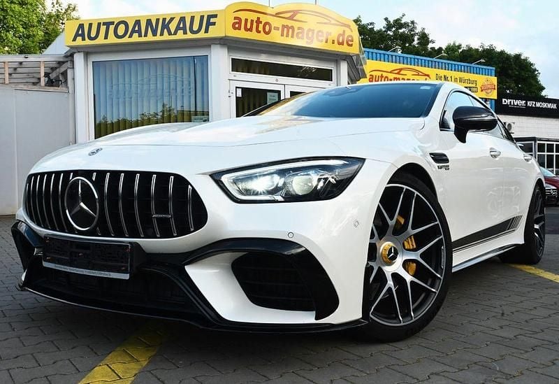 Diamantweiss Gebraucht 2019 Mercedes AMG GT 63 AMG Coupé | 94.850 € - Bild 1/4