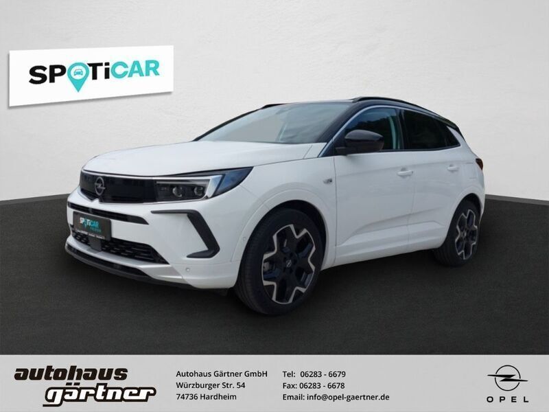 Jade weiss/arktis weiss Gebraucht 2022 Opel Grandland X Ultimate SUV | 24.990 € (Fairer Preis) - Bild 1/4
