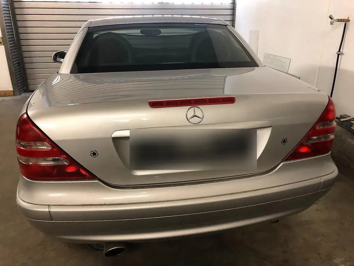 Gebraucht Mercedes SLK200 163 PS (119 kW) 2000 Silber Cabrio