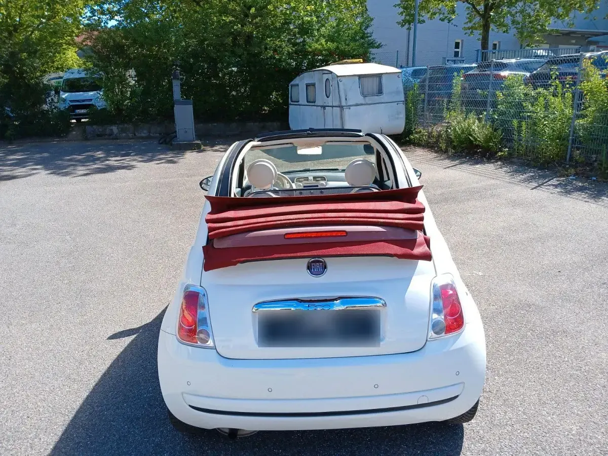 Gebraucht Fiat 500C Lounge 95 PS (69 kW) 2011 Weiß Cabrio
