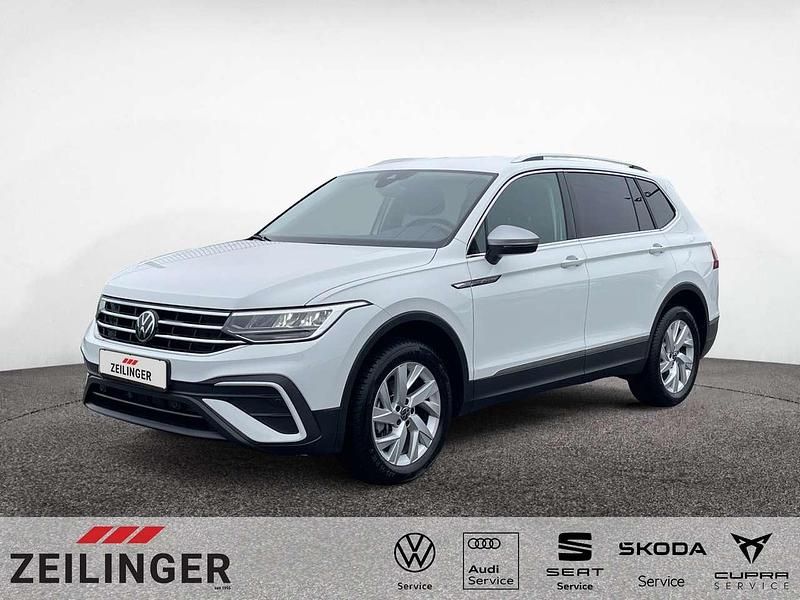 Weiß Gebraucht 2024 VW Tiguan Allspace Life SUV | 34.024 € (Guter Preis) - Bild 1/4