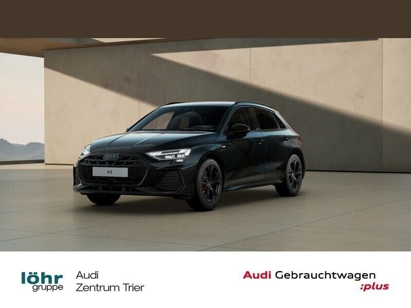 Mythosschwarz metallic Gebraucht 2025 Audi A3 Sportback e-tron S-Line Limousine | 48.490 € (Superpreis) - Bild 1/4