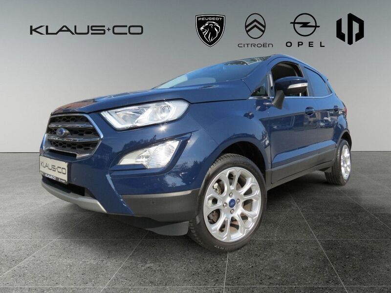 Blau Gebraucht 2020 Ford Ecosport Titanium SUV | 15.490 € (Fairer Preis) - Bild 1/3