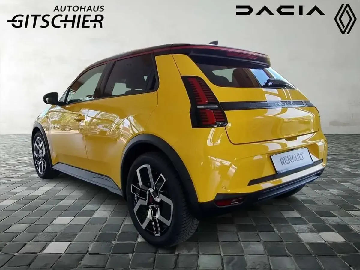 Neu Renault 5 E-Tech Urban 89 kW (122 PS) 2026 Pop yellow!, black pearlschwarz Limousine