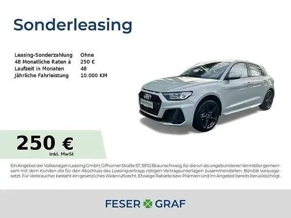 Grau (chronosgrau metallic) Neu 2025 Audi A1 Sportback S-Line Kleinwagen | 26.690 € (Superpreis) - Bild 1/4