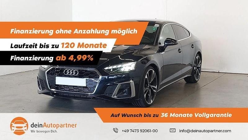 Individuallackierungen audi ex Gebraucht 2023 Audi A5 Sportback S-Line Limousine | 33.900 € (Guter Preis) - Bild 1/4