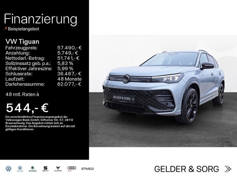 Andere farbe Gebraucht 2022 VW Tiguan R-line SUV | 57.490 € (Teuer) - Bild 1/4