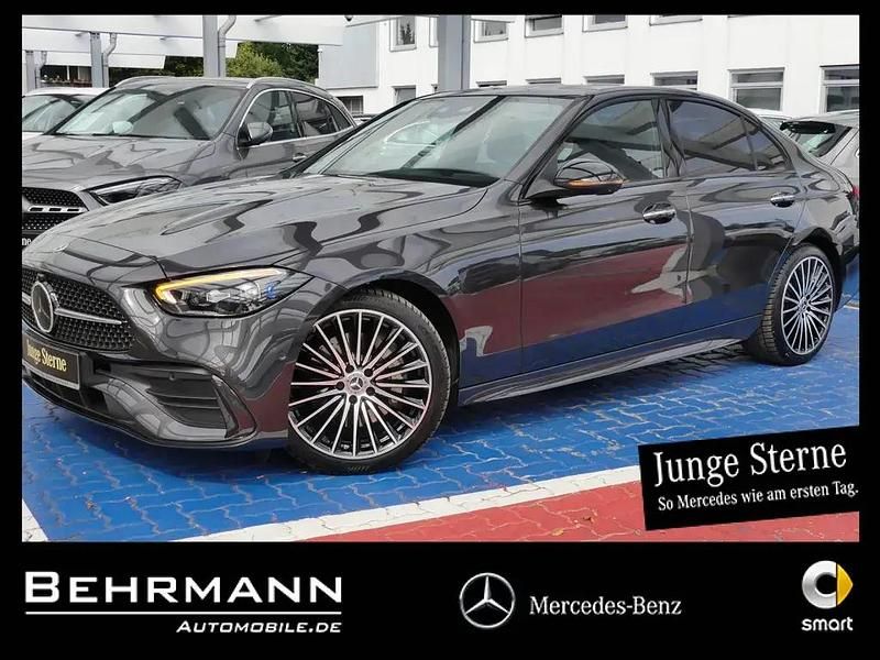 Metalliclack graphitgrau Gebraucht 2024 Mercedes C300 AMG Limousine | 55.890 € - Bild 1/4