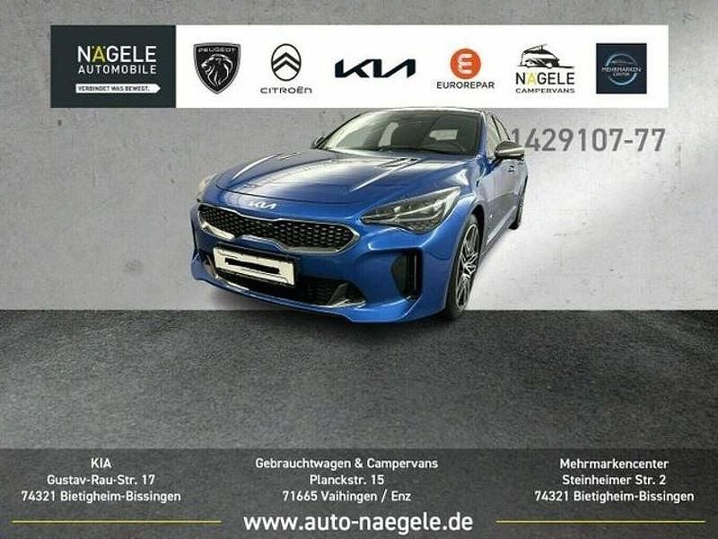 Blau Gebraucht 2022 Kia Stinger Kleinwagen | 41.800 € (Fairer Preis) - Bild 1/3