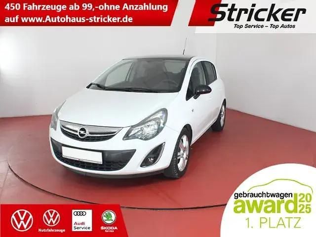 Casablanca weiß Gebraucht 2013 Opel Corsa Color Edition Kleinwagen | 4.489 € (Fairer Preis) - Bild 1/4