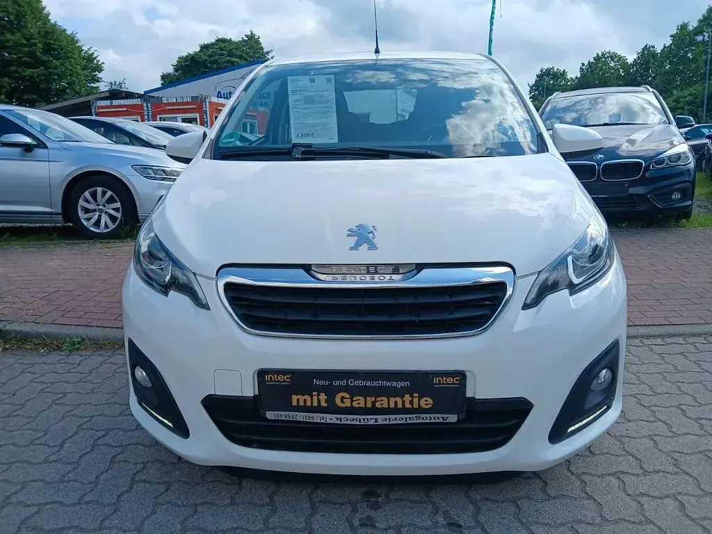 Gebraucht Peugeot 108 Allure 82 PS (60 kW) 2014 Weiß Kleinwagen