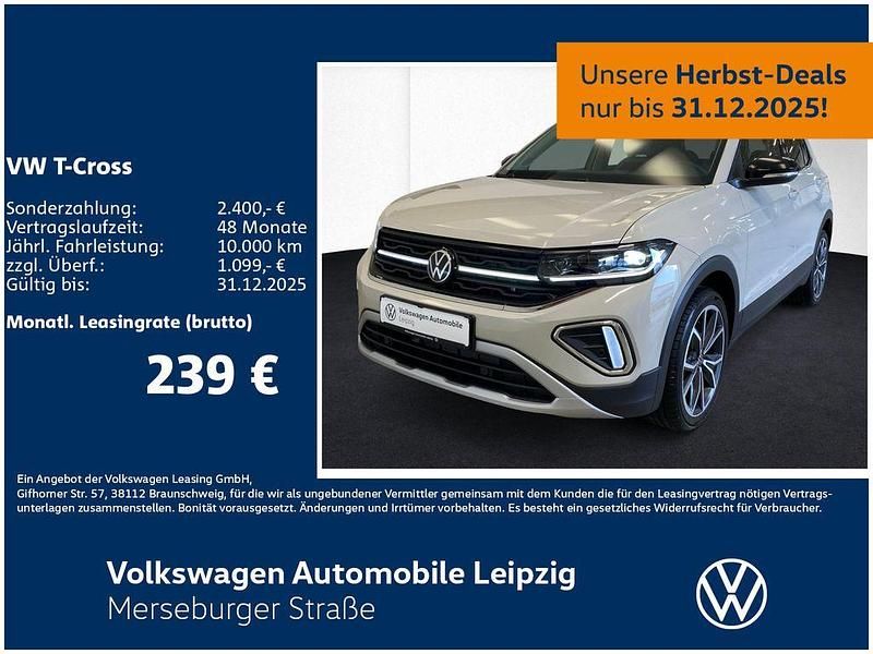Grau Neu 2025 VW T-Cross Style SUV | 33.770 € (Teuer) - Bild 1/3