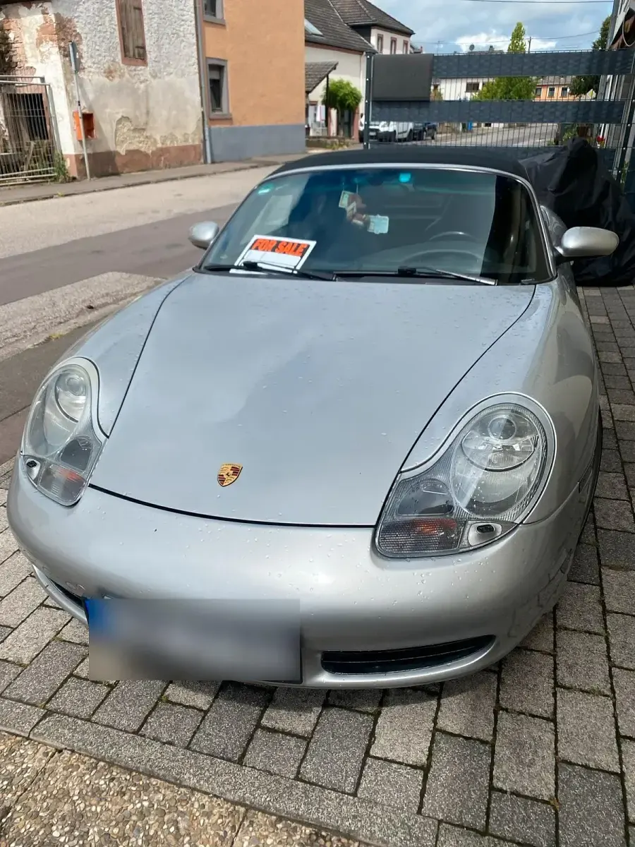 Gebraucht Porsche Boxster 225 PS (165 kW) 2001 Silber Cabrio