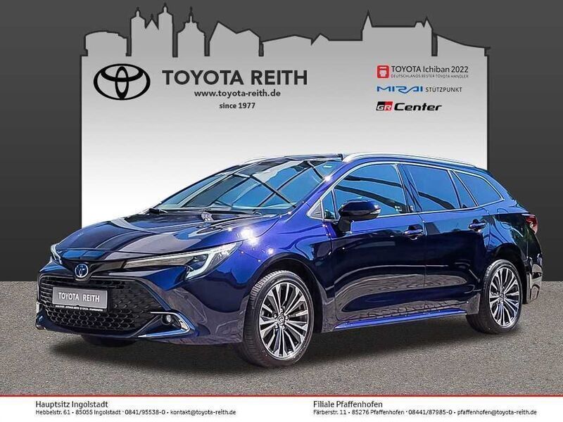 Nagoyablau metallic (metallic) Gebraucht 2023 Toyota Corolla Team Kombi | 26.970 € (Guter Preis) - Bild 1/4