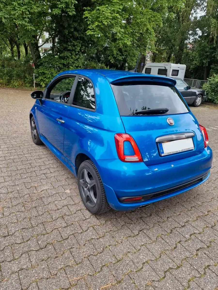 Gebraucht Fiat 500 Lounge 69 PS (50 kW) 2019 Blau Kleinwagen