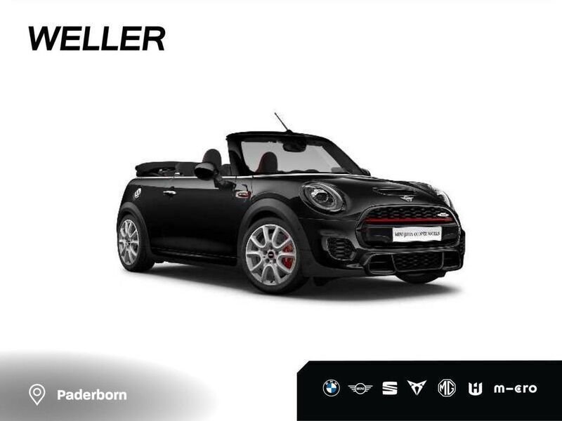 Schwarz Gebraucht 2018 Mini John Cooper Works Cabriolet Cabrio | 29.990 € (Fairer Preis) - Bild 1/4