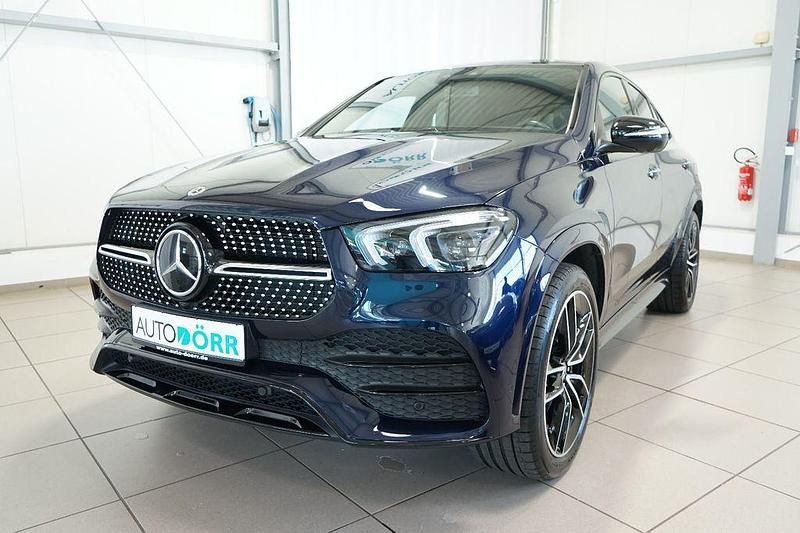 Blau Gebraucht 2020 Mercedes GLE350 AMG Coupé | 59.900 € (Fairer Preis) - Bild 1/4