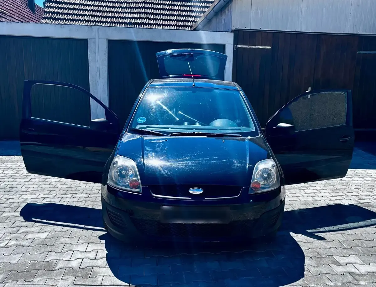 Gebraucht Ford Fiesta 2005 Schwarz Kleinwagen