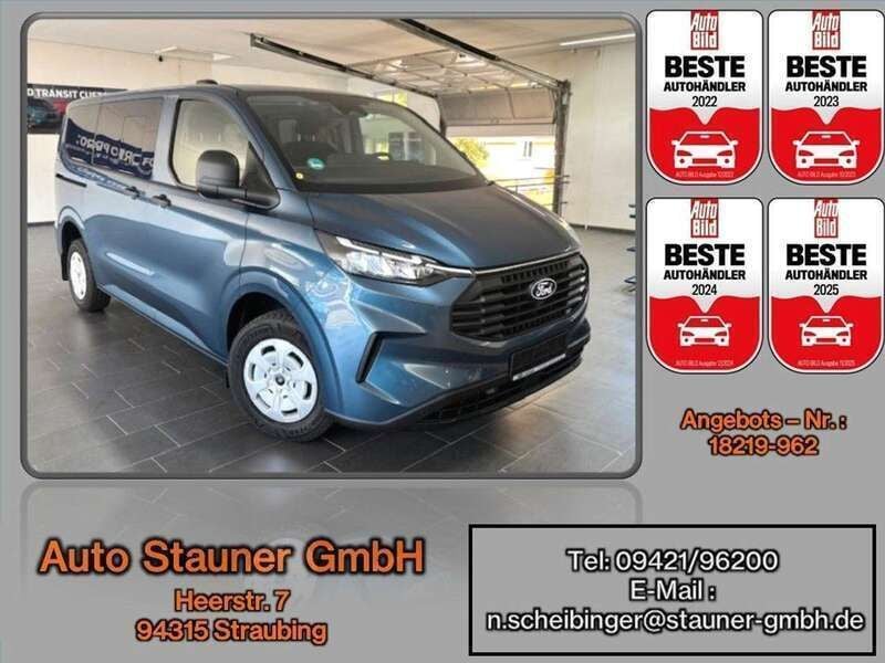 Chroma blau metallic Gebraucht 2025 Ford Transit Custom Kombi | 39.980 € (Fairer Preis) - Bild 1/4
