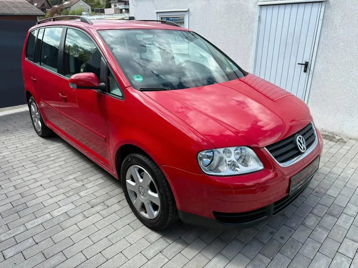 Gebraucht VW Touran Goal 116 PS (85 kW) 2006 Tornadorot Van / Kleinbus