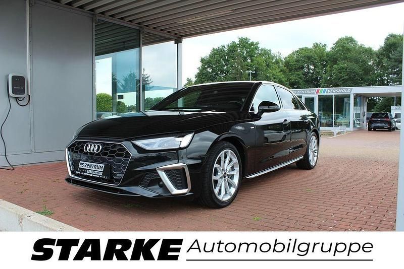 Schwarz Gebraucht 2022 Audi A4 S-Line Limousine | 26.940 € (Fairer Preis) - Bild 1/4