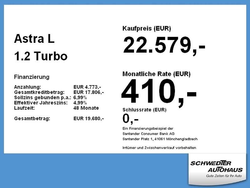 Gebraucht Opel Astra 131 PS (96 kW) 2024 Lack weiss banquise/typ aussen Limousine