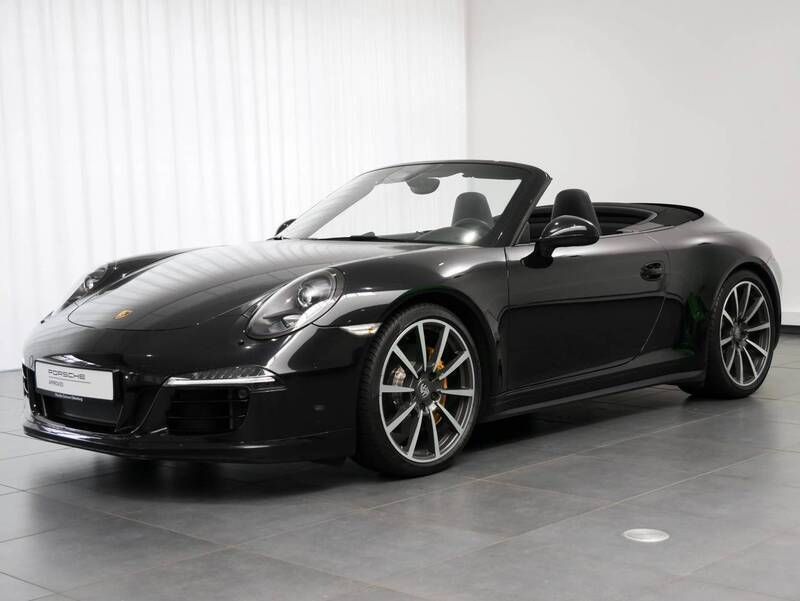 Basaltschwarzmetallic Gebraucht 2013 Porsche 911 Carrera 4S Cabrio | 102.480 € (Fairer Preis) - Bild 1/4