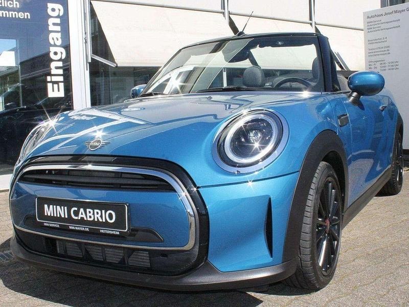 Island blue metallic Gebraucht 2022 Mini One Cabriolet Classic Cabrio | 24.440 € (Etwas zu teuer) - Bild 1/4