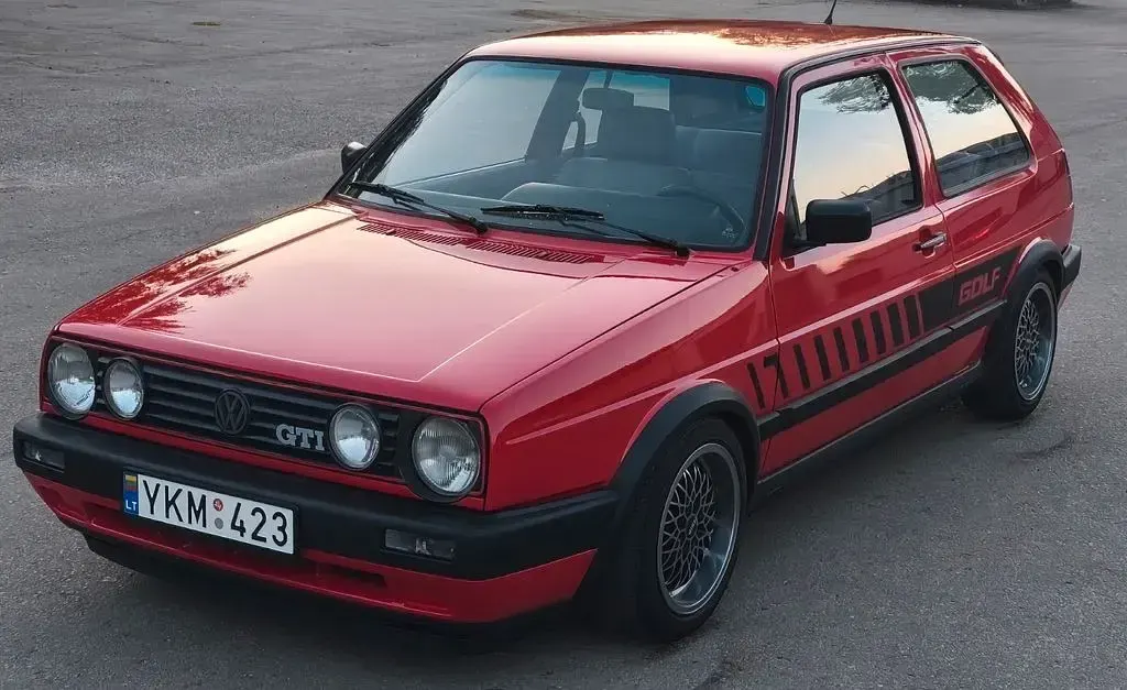 Gebraucht VW Golf II 75 PS (55 kW) 1988 Rot Kleinwagen