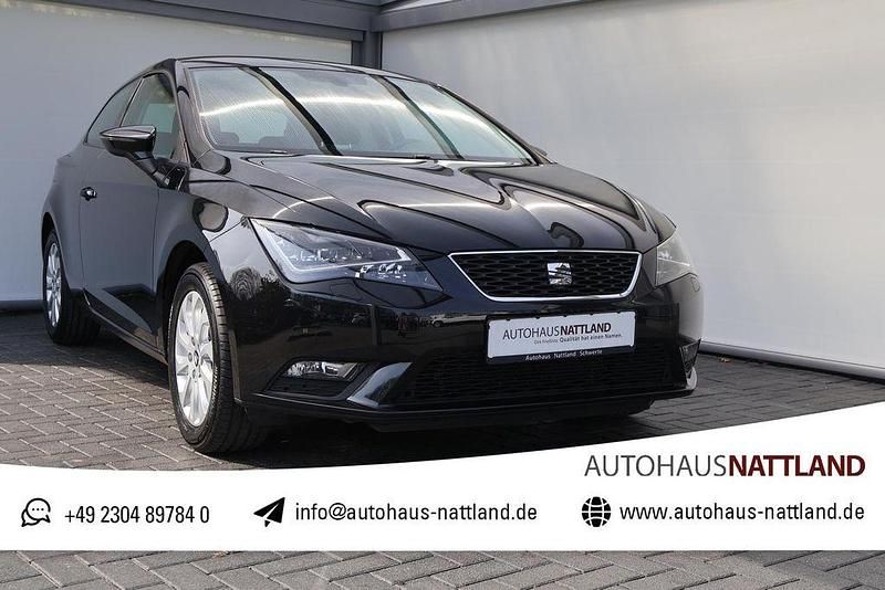 Gebraucht Seat Leon Style 110 PS (80 kW) 2017 Schwarz Coupé