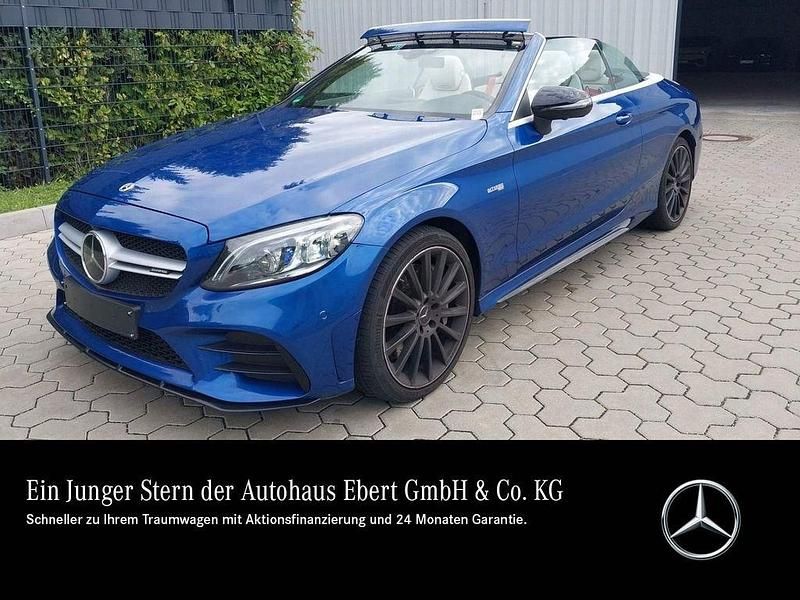Blau Gebraucht 2022 Mercedes C43 AMG AMG Cabrio | 57.770 € (Fairer Preis) - Bild 1/4