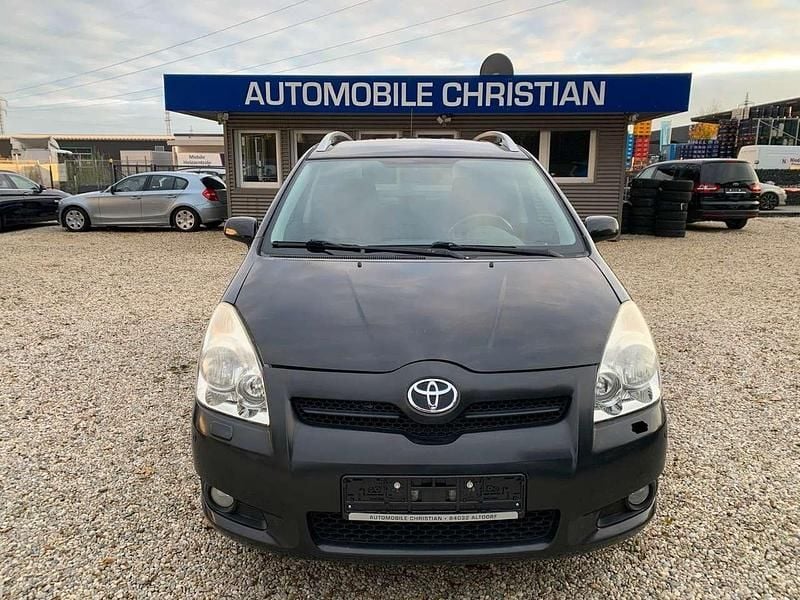 Schwarz Gebraucht 2008 Toyota Corolla Verso Van / Kleinbus | 2.390 € (Superpreis) - Bild 1/4
