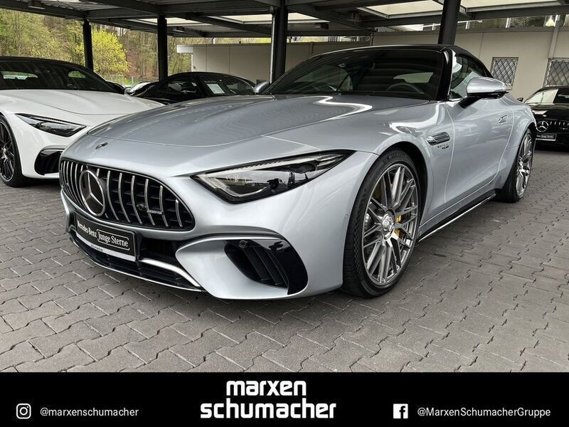 Lack hightechsilber Gebraucht 2022 Mercedes SL63 AMG Premium Plus Cabrio | 138.840 € (Fairer Preis) - Bild 1/4