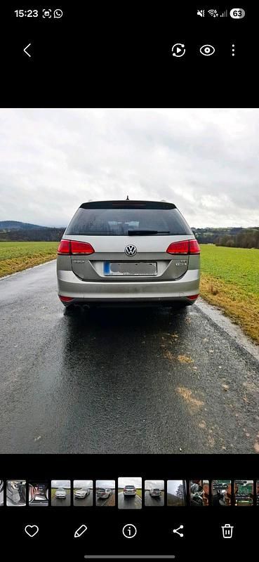 Gebraucht VW Golf VII 125 PS (91 kW) 2017 Gold Kombi