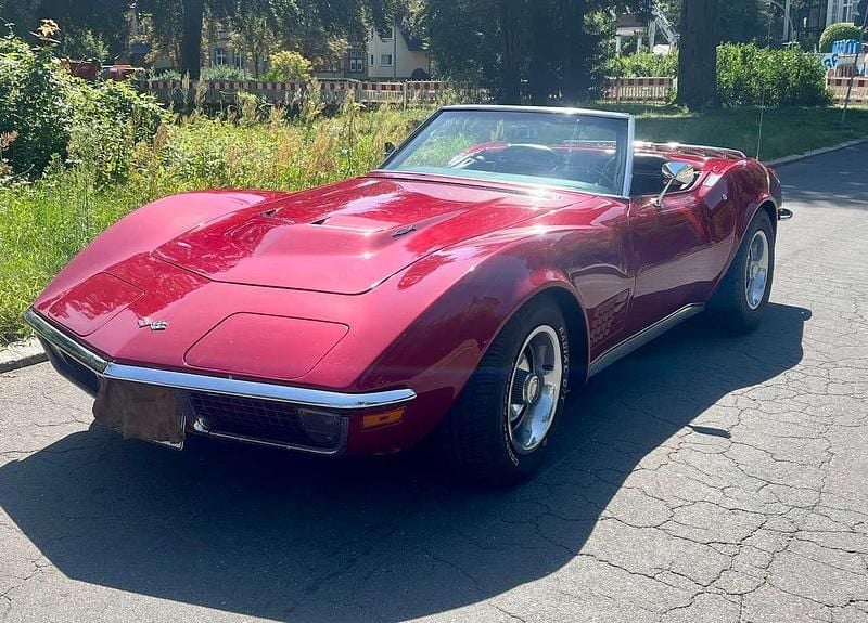 Rot Gebraucht 1972 Corvette C3 Cabrio | 59.000 € - Bild 1/4