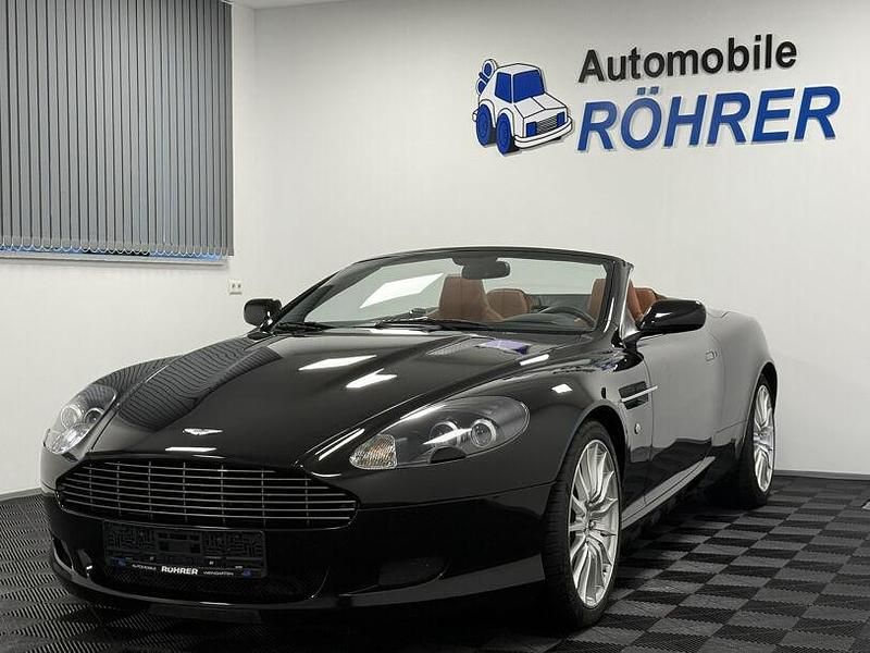 Schwarz (metallic) Gebraucht 2007 Aston Martin DB9 Cabrio | 55.900 € (Guter Preis) - Bild 1/4