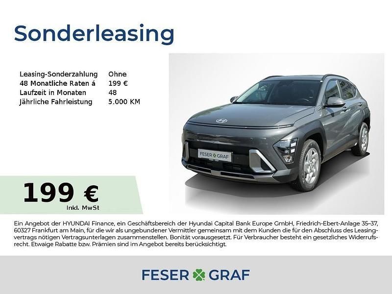Ecotronic grey Neu 2025 Hyundai Kona Trend SUV | 25.280 € (Superpreis) - Bild 1/4