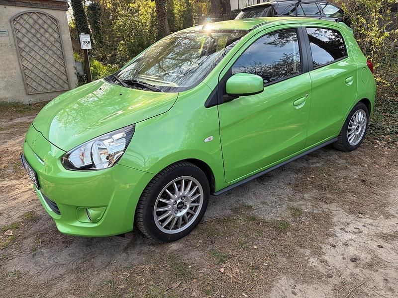 Second-hand Mitsubishi Space Star 80 CP (58 kW) 2014 Verde Monovolum
