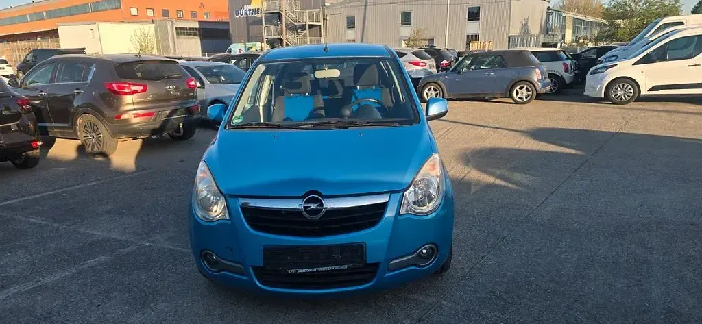 Gebraucht Opel Agila Edition 86 PS (63 kW) 2009 Blau Kleinwagen